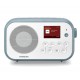 SANGEAN - SANGEAN DPR-42BT BLANCO/PIEDRA AZUL / RADIO PORTÁTIL - SDPR42BTWHSB